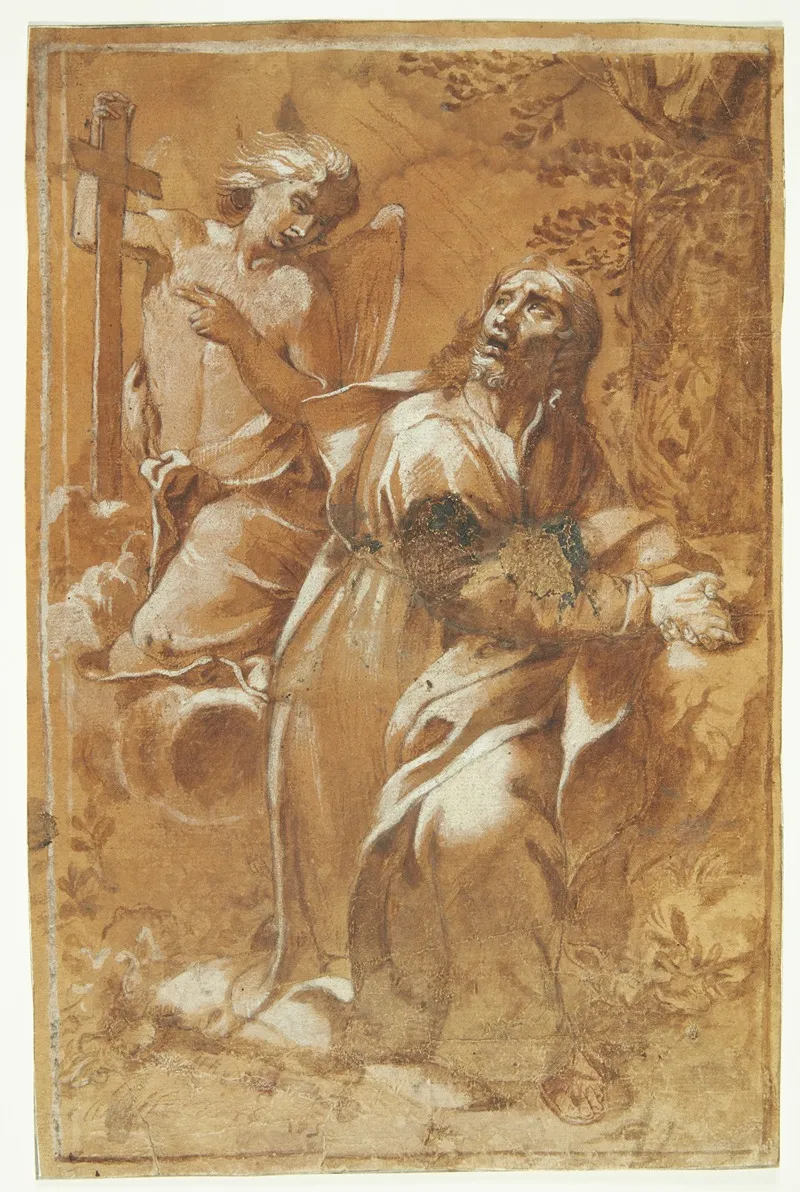 Jesus I Gethsemane Have Wall Art by Raffaellino dal Colle - High-Resolution Digital Print