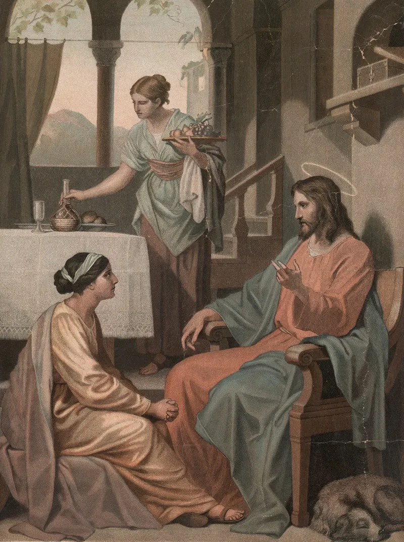 Jesus I Lazarus Hjem Wall Art by Aller - High-Resolution Digital Print