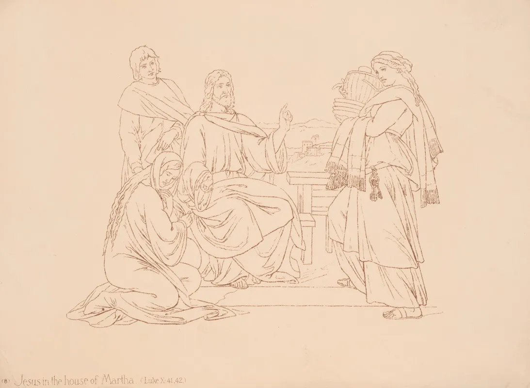 Jesus In The House Of Martha Luke X41 42