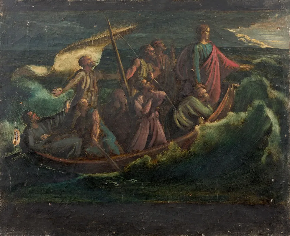 Jesus In The Storm On The Galilee Sea