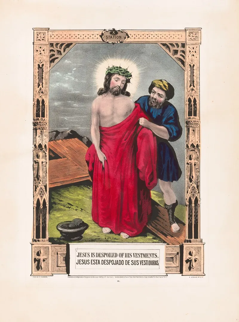 Jesus Is Despoiled Of His Vestments