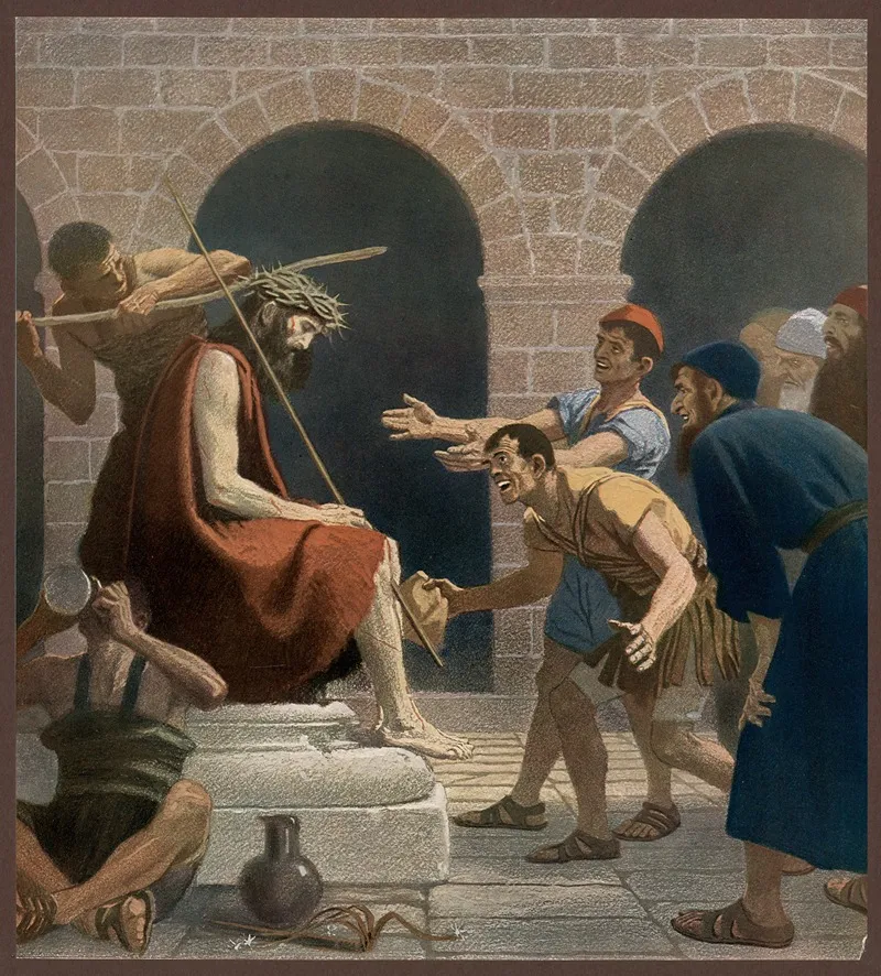 Jesus Mocked Wall Art by Gebhard Fugel - High-Resolution Digital Print