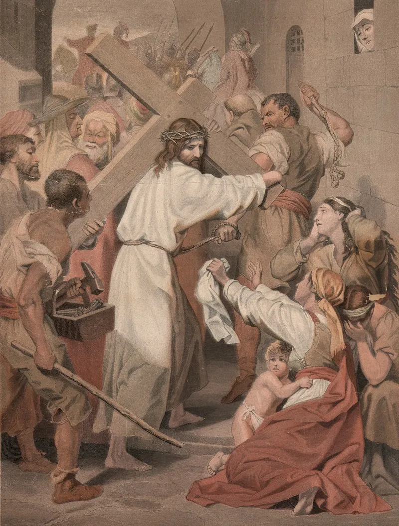 Jesus Pa Vej Til Golgatha Wall Art by Aller - High-Resolution Digital Print