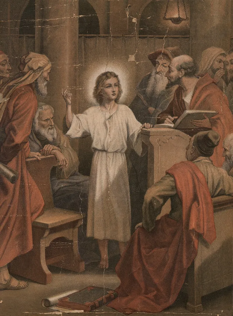 Jesus Som 12 Arig I Templet Wall Art by Aller - High-Resolution Digital Print