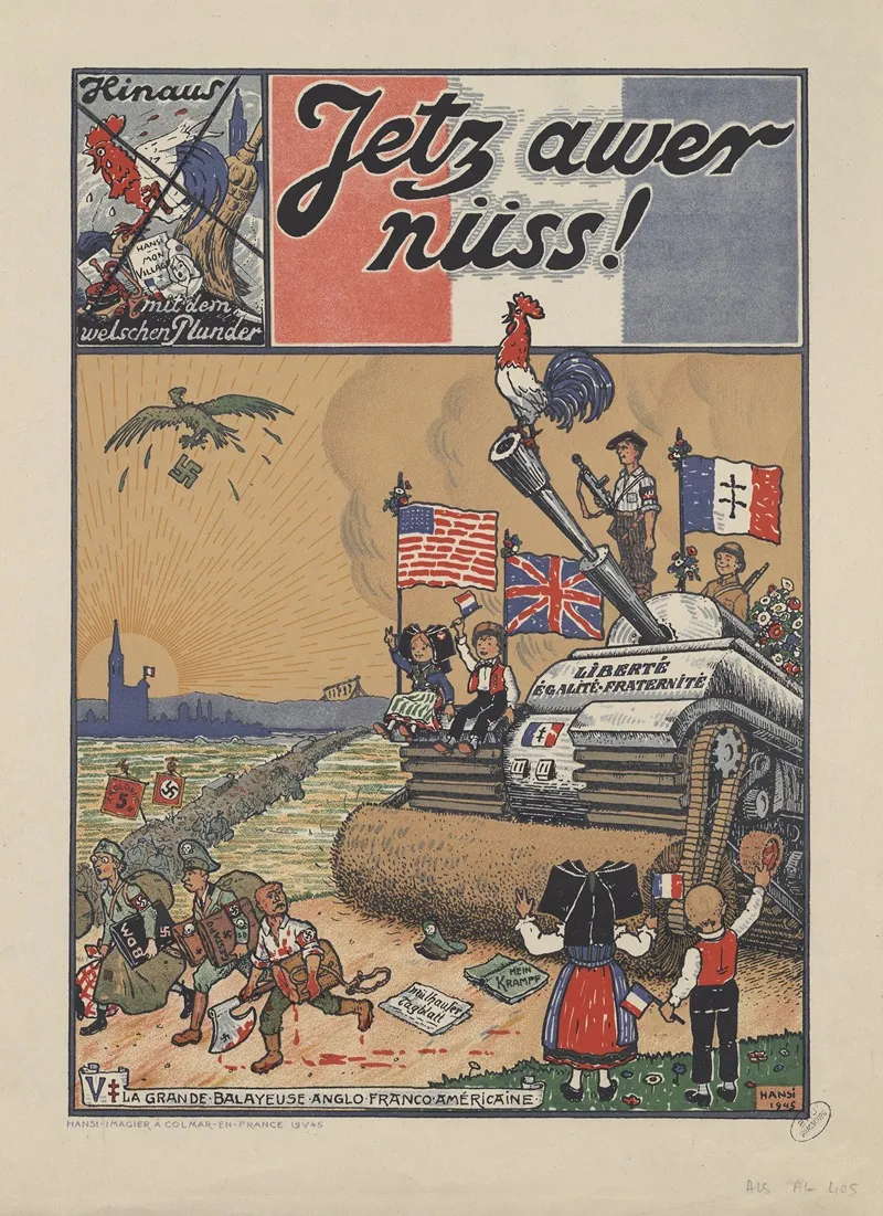 Jetz Awer Nuss Hinaus Mit Dem Welschen Plunder Wall Art by Hansi - High-Resolution Digital Print