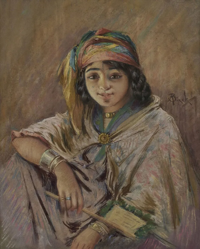 Jeune Berbere Wall Art by Alphonse Birck - High-Resolution Digital Print