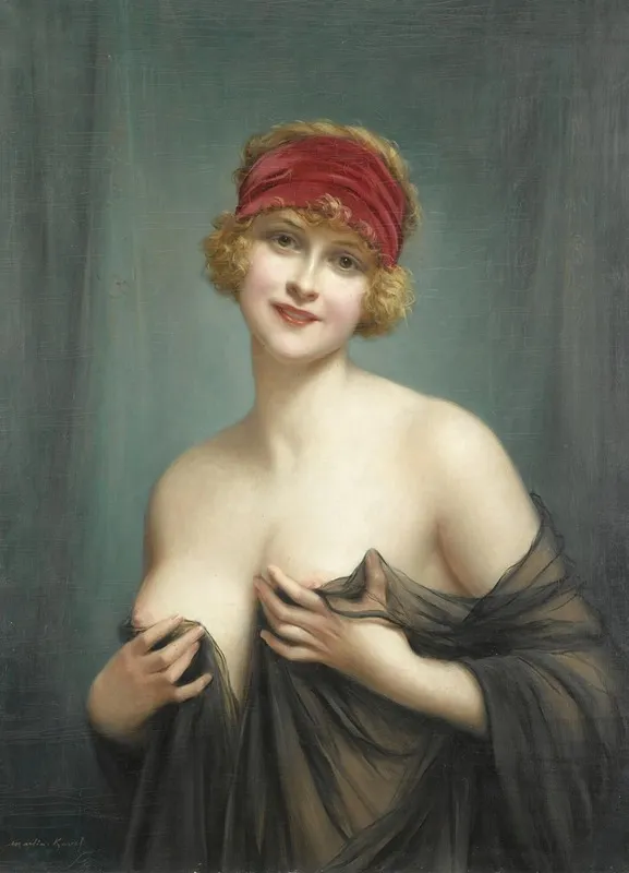 Jeune Femme En Deshabille
