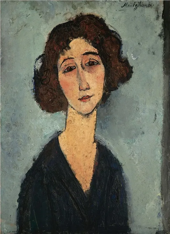 Jeune Femme Wall Art by Amedeo Modigliani - High-Resolution Digital Print