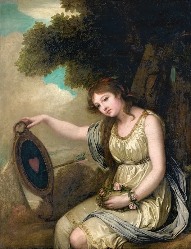 Jeune Fille Assise Wall Art by Jean-Baptiste Greuze - High-Resolution Digital Print