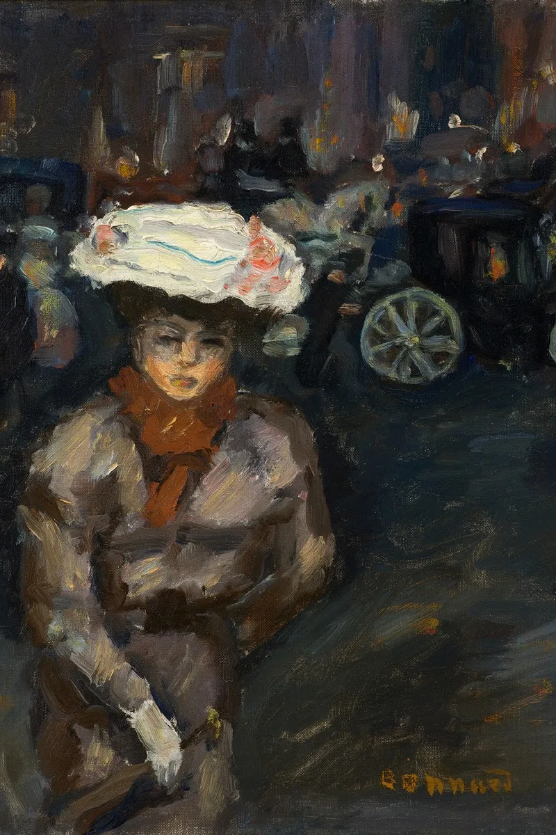 Jeune Fille Dans La Rue Wall Art by Pierre Bonnard - High-Resolution Digital Print