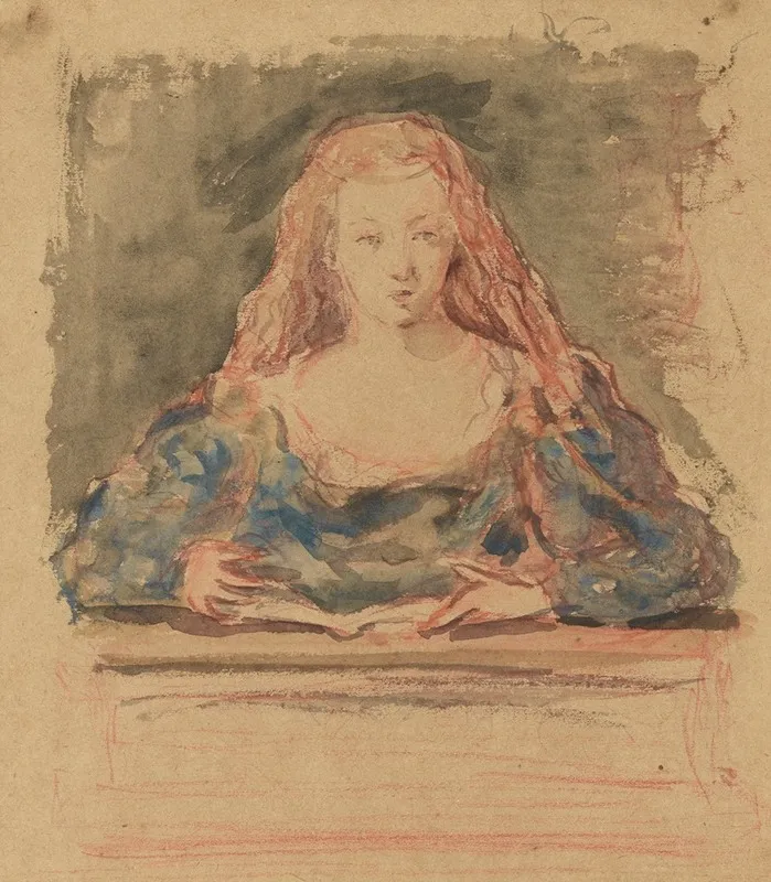 Jeune Fille Rousse Sa Fille Marie