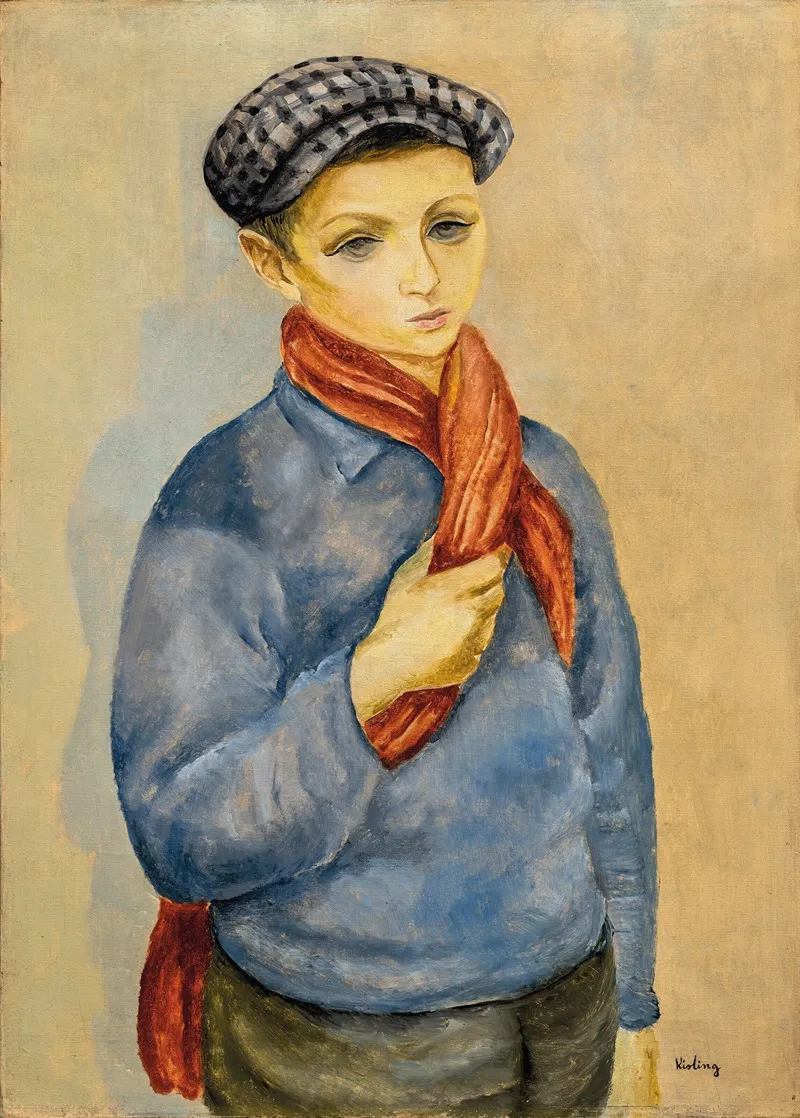 Jeune Garcon A La Casquette