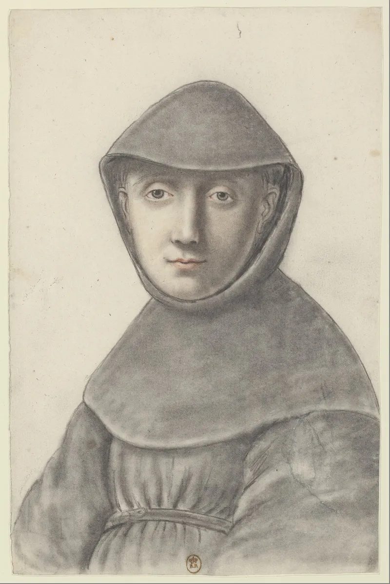Jeune Religieux Encapuchonne Vu De Face Wall Art by Nicolas Lagneau - High-Resolution Digital Print
