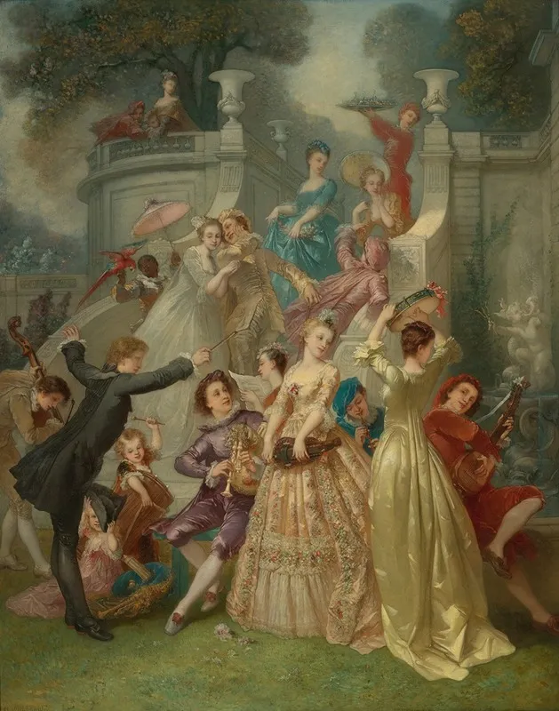 Jeunesse Printemps De La Vie by André-Charles Voillemot - High-Resolution Digital Print