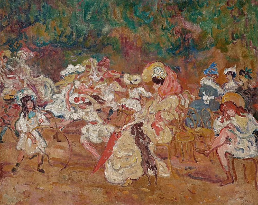 Jeux Denfants 2 Wall Art by Louis Valtat - High-Resolution Digital Print