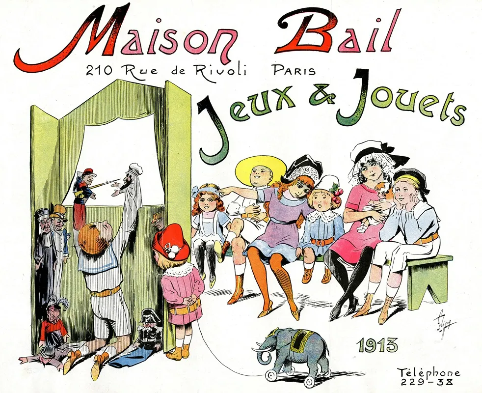 Jeux Jouets Wall Art by Evéque - High-Resolution Digital Print