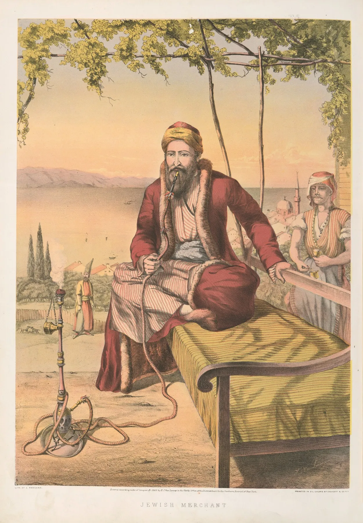 Jewish Merchant Wall Art by Henry John Van-Lennep - High-Resolution Digital Print