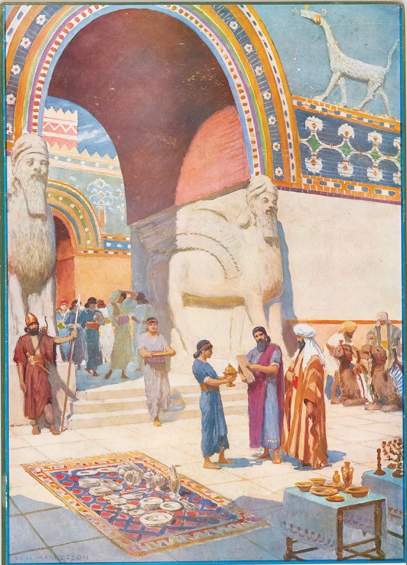 Jews Quit Babylon Wall Art by William Henry Margetson - High-Resolution Digital Print