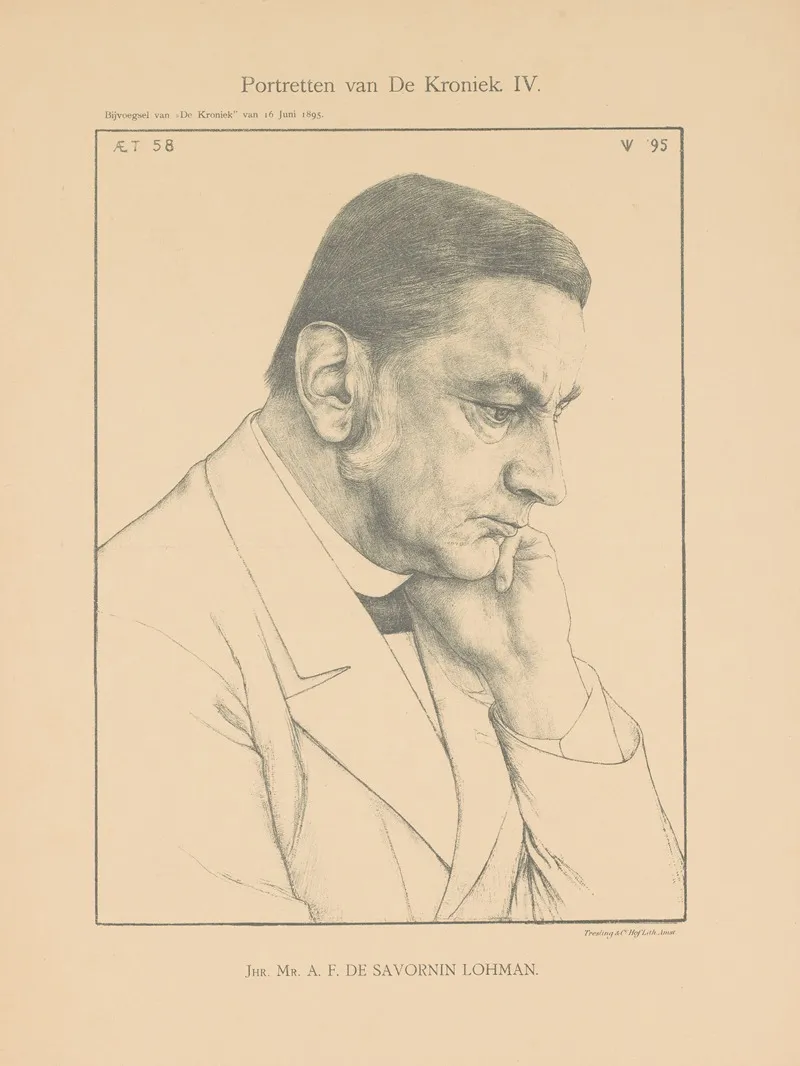 Jhr Mr A F De Savornin Lohman