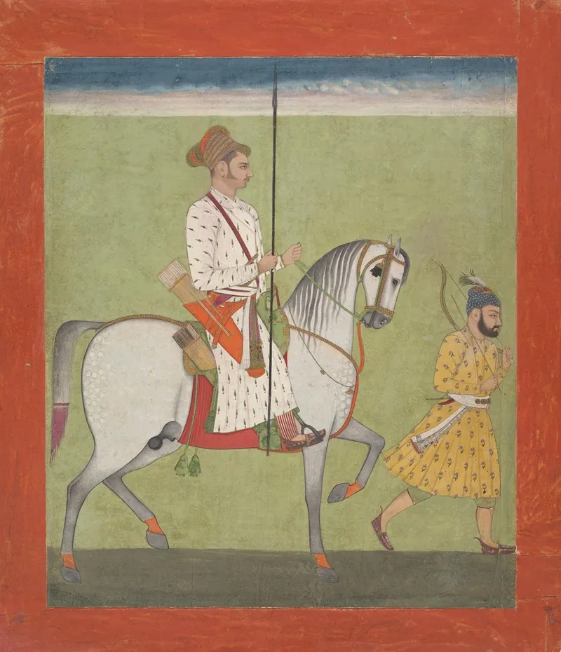 Jhujhar Singh On Horseback Wall Art by Dalchand - High-Resolution Digital Print