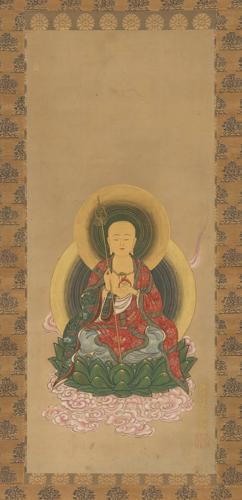 Jizo Bosatsu Wall Art by Hanabusa Itchō - High-Resolution Digital Print