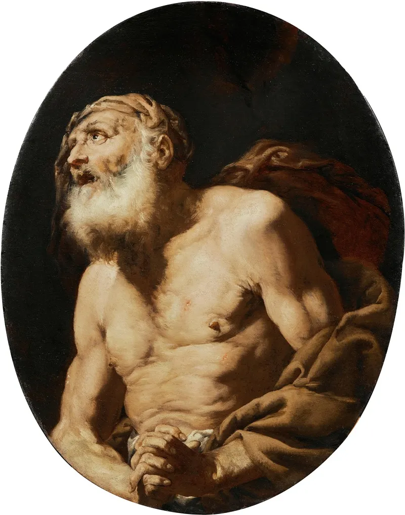 Job 7 Wall Art by Giovanni Battista Langetti - High-Resolution Digital Print