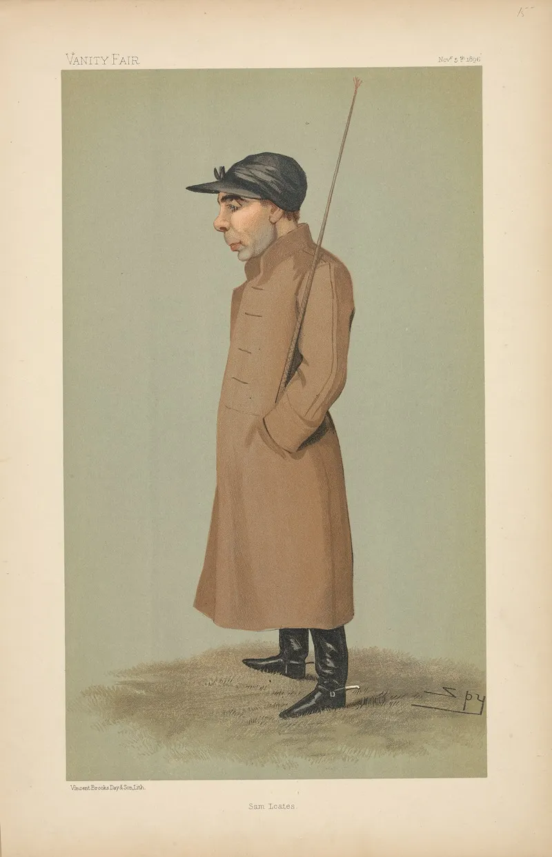 Jockeys Of The Victorian And Edwardian Turf Executed By Spy And Others For The Vanity Fair Series 22 Wall Art by Vincent Robert Alfred Brooks - High-Resolution Digital Print