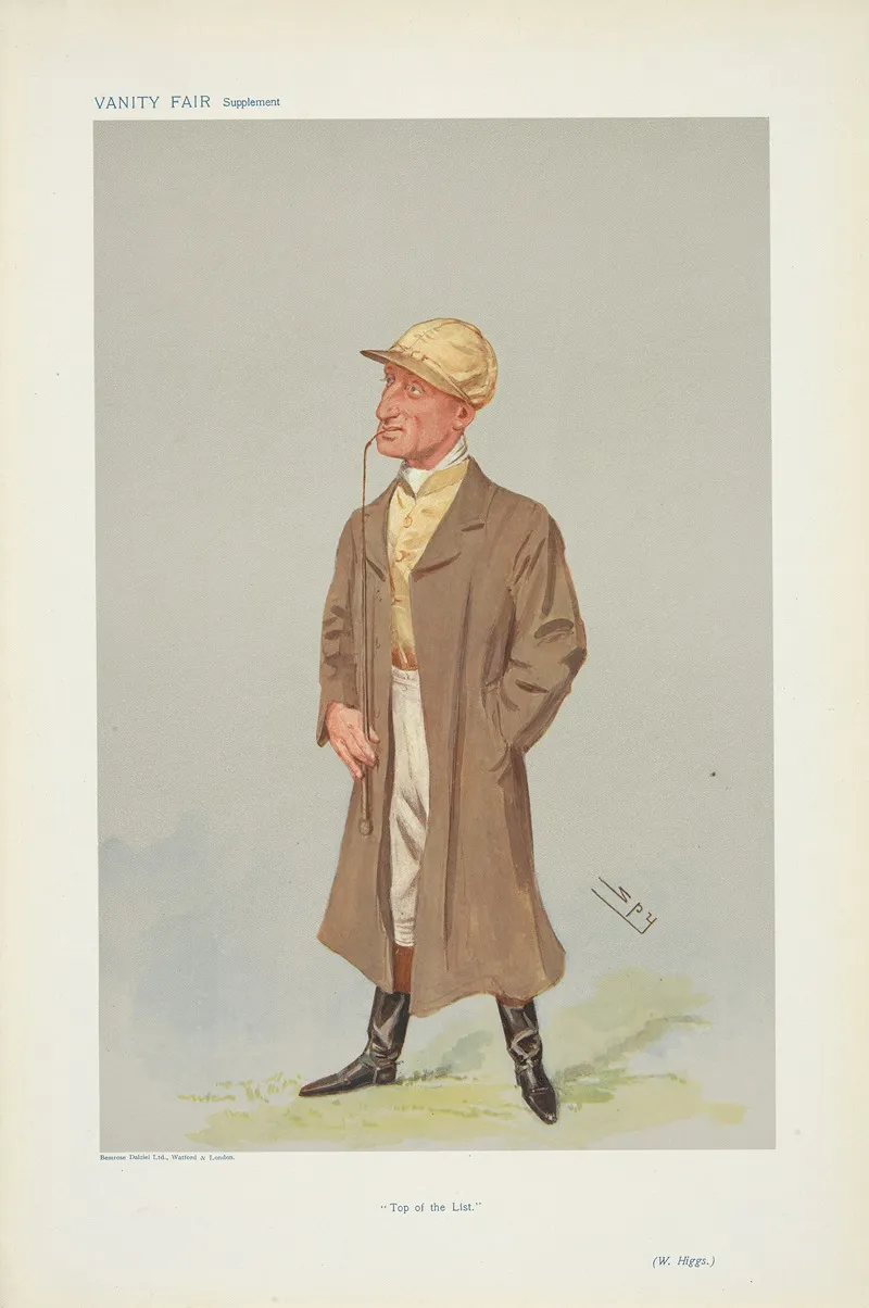 Jockeys Of The Victorian And Edwardian Turf Executed By Spy And Others For The Vanity Fair Series 27 Wall Art by Vincent Robert Alfred Brooks - High-Resolution Digital Print