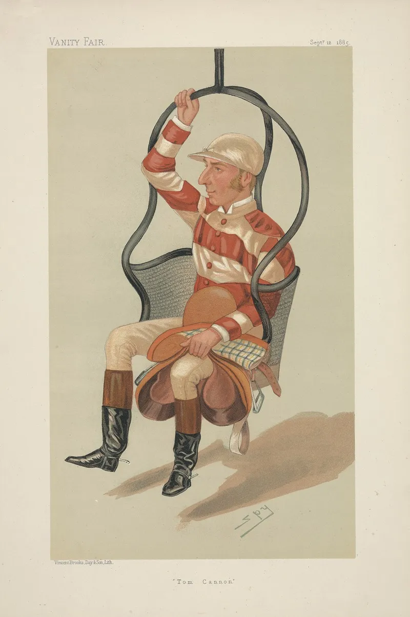 Jockeys Of The Victorian And Edwardian Turf Executed By Spy And Others For The Vanity Fair Series 3 Wall Art by Vincent Robert Alfred Brooks - High-Resolution Digital Print