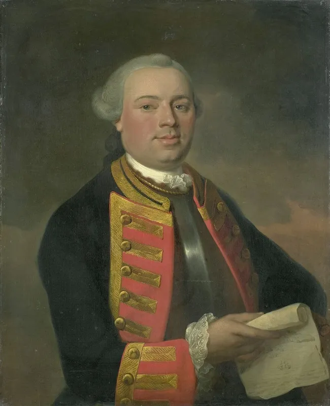 Johan Arnold Zoutman 1724 93 Vice Admiral Wall Art by August Christian Hauck - High-Resolution Digital Print