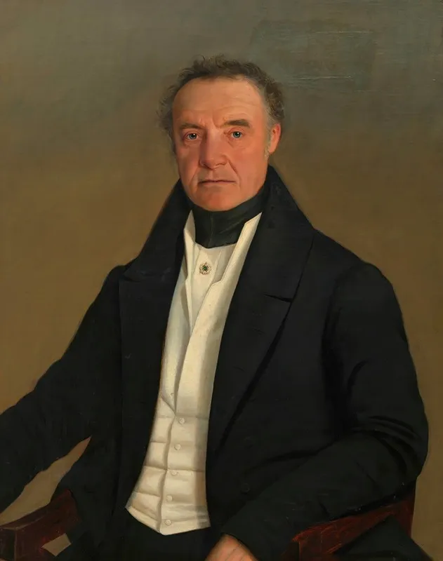 Johann Georg Scherzer Der Altere Wirt Des Gasthauses Zum Sperl Wall Art by Anton Einsle - High-Resolution Digital Print
