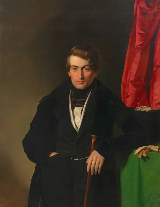 Johann Michael Schweighofer Klavierfabrikant Wall Art by Franz Eybl - High-Resolution Digital Print