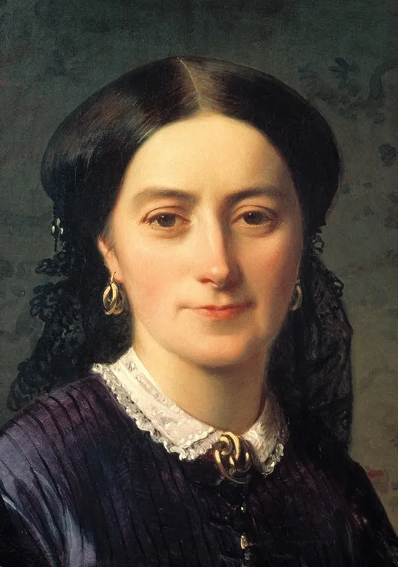 Johanna Kempe 1818 1909 Wall Art by Charles Edouard Boutibonne - High-Resolution Digital Print