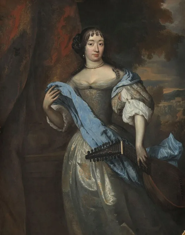 Johanna Le Gillon Wife Of Hieronymus Van Beverningk Wall Art by Jan De Baen - High-Resolution Digital Print