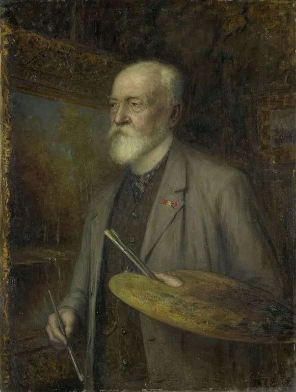 Johannes Gijsbert Vogel 1828 1915 Painter Wall Art by Gijsbertus Derksen - High-Resolution Digital Print
