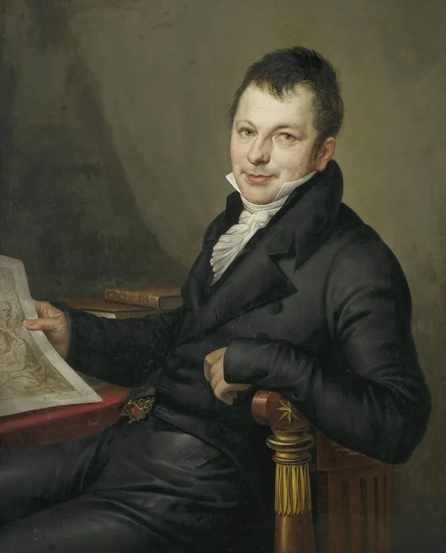Johannes Hermanus Molkenboer1773 1834 Art Collector Wall Art by Mattheus Ignatius van Bree - High-Resolution Digital Print