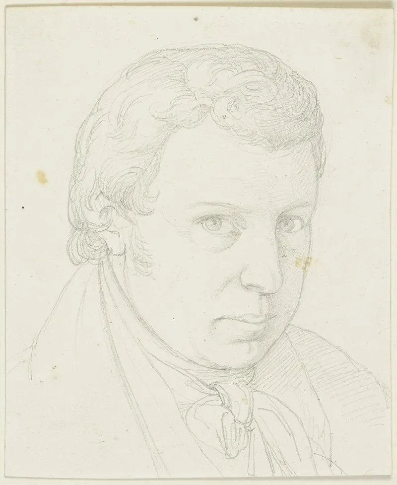 Johannes Veit Bruder Des Malers Philipp Brustbild Nach Rechts