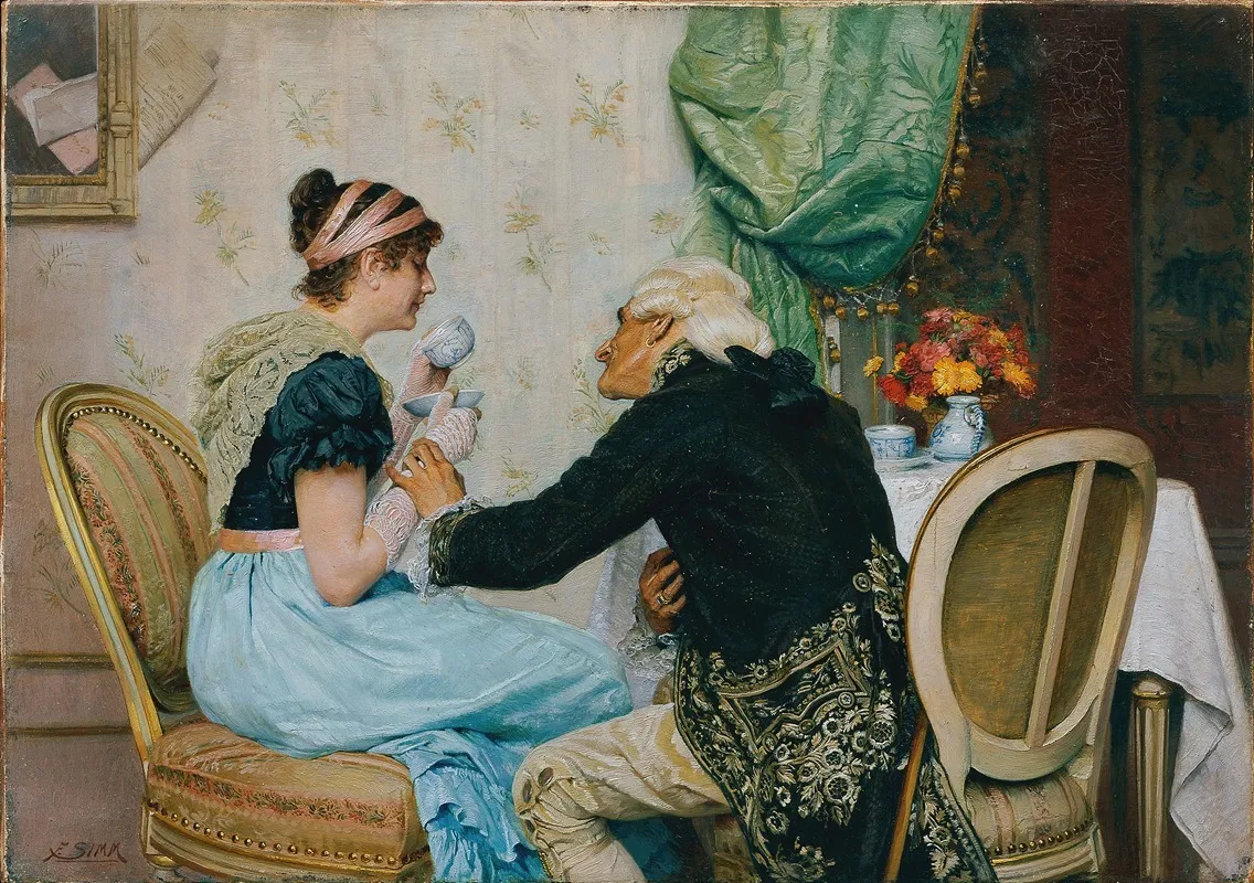 Johannistrieb Wall Art by Franz Xaver Simm - High-Resolution Digital Print