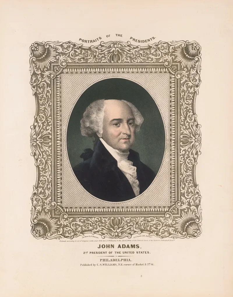 John Adams 2nd President Of The United States