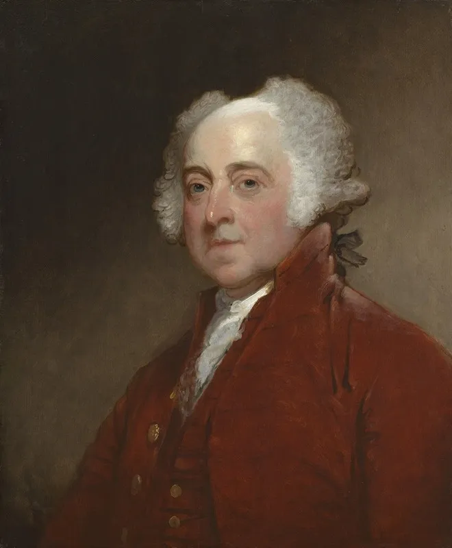 John Adams Wall Art by Gilbert Stuart - High-Resolution Digital Print