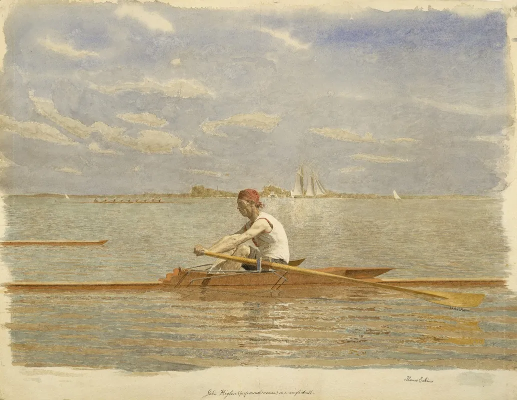 John Biglin In A Single Scull 2