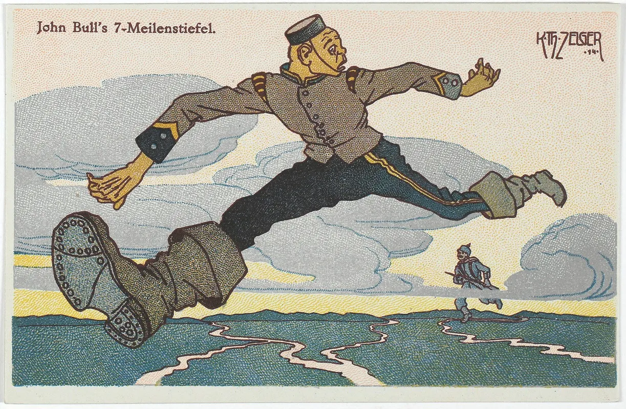 John Bulls 7 Meilenstiefel Wall Art by Karl Theodor Zelger - High-Resolution Digital Print