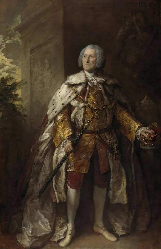 John Campbell 4th Duke Of Argyll About 1693 1770 Soldier Wall Art by Thomas Gainsborough - High-Resolution Digital Print