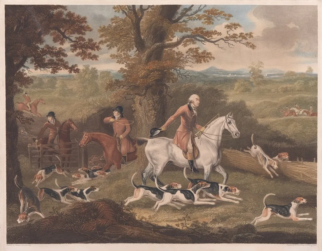 John Corbet Esquire And His Fox Hounds Wall Art by Thomas Weaver - High-Resolution Digital Print