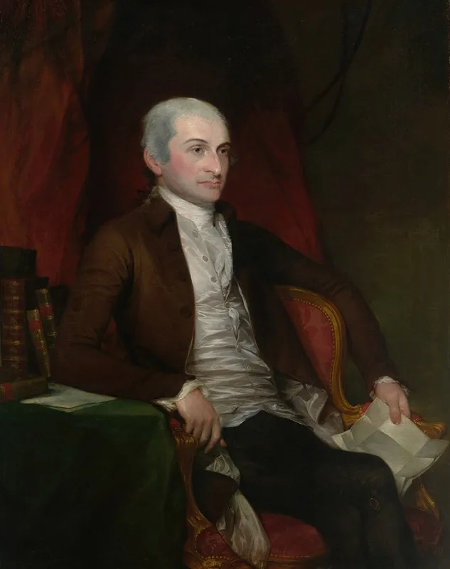 John Jay 2 Wall Art by Gilbert Stuart - High-Resolution Digital Print