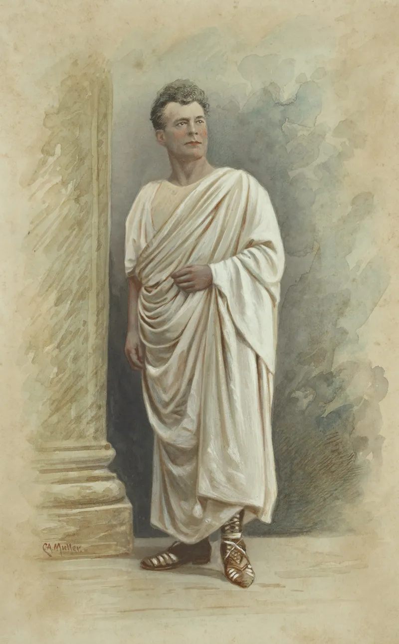 John Mccullough As Virginius Wall Art by Conrad A. Müller - High-Resolution Digital Print