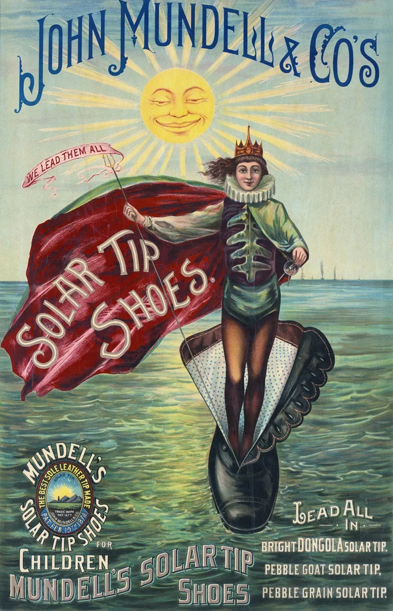 John Mundell Cos Solar Tip Shoes Lead All In Bright Dongola Solar Tip Pebble Goat Solar Tip Pebble Grain Solar Tip Wall Art by Wells &amp; Hope Co. - High-Resolution Digital Print