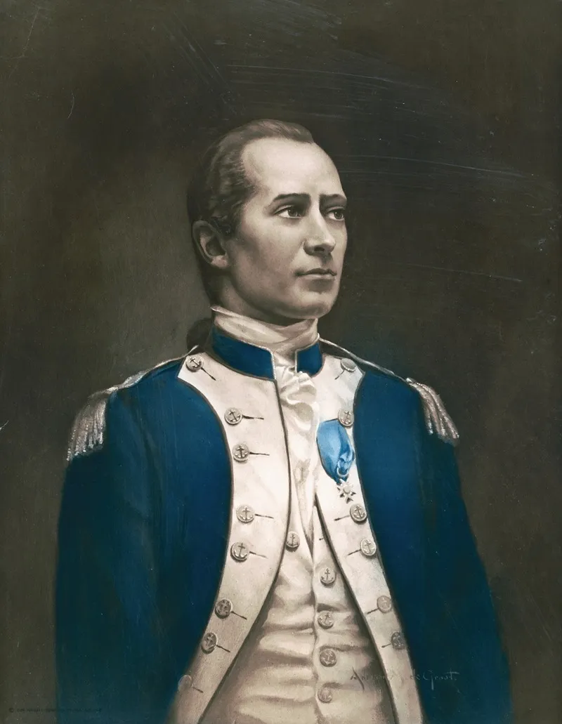 John Paul Jones Wall Art by Adriaan M. De Groot - High-Resolution Digital Print