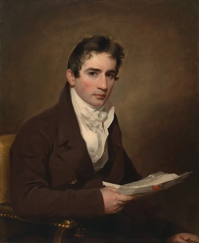 John Sergeant Wall Art by Thomas Sully - Canvas Print