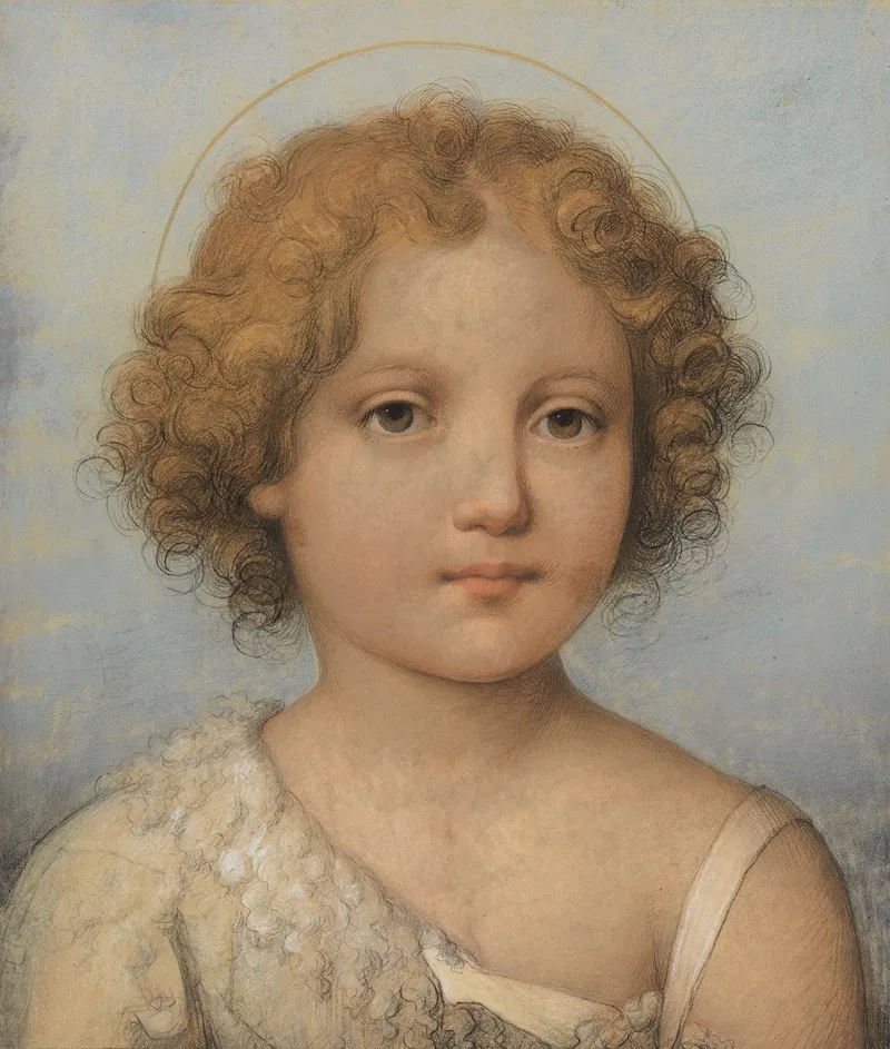 John The Baptist As A Boy Wall Art by Marie Ellenrieder - High-Resolution Digital Print